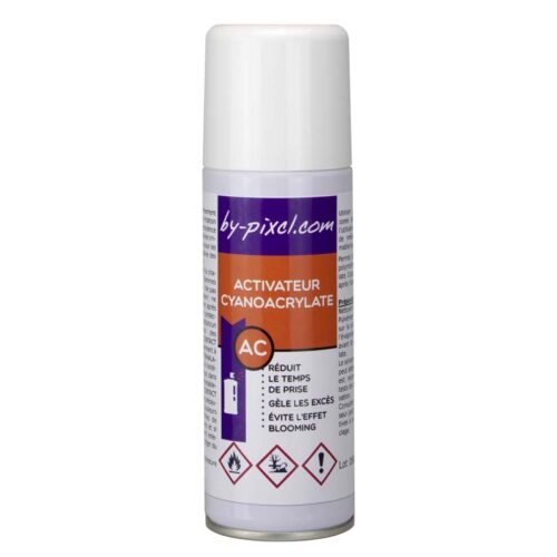 photo d'activateur bouchonné pour colle glue, devant du produit