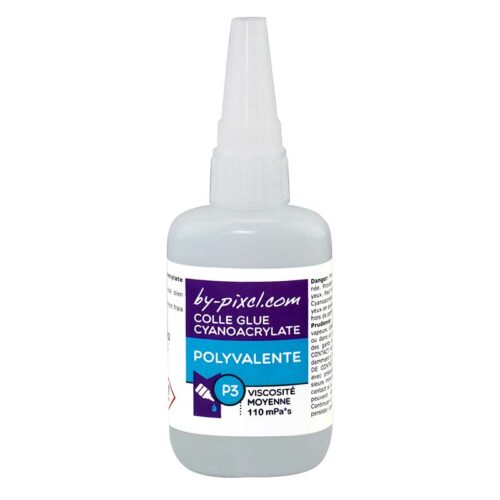 colle glue polyvalente p3 en 50gr, photo du devant du produit