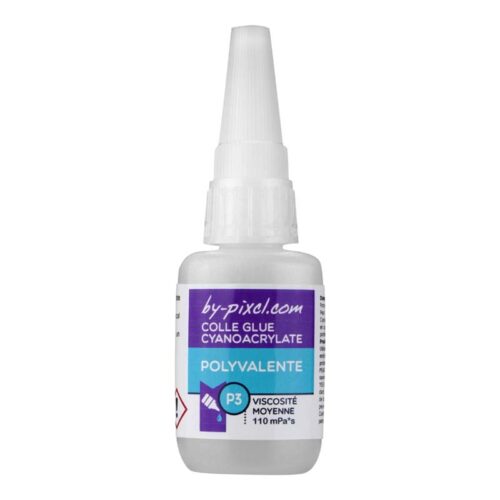 colle glue polyvalente p3 en 20gr, photo du devant du produit